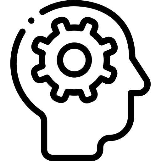 Head capability cognitive thinking icon