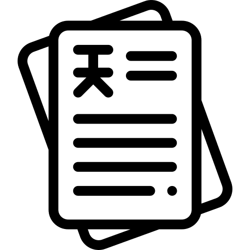 Notes job chinese languages icon Notes job chinese languages icon