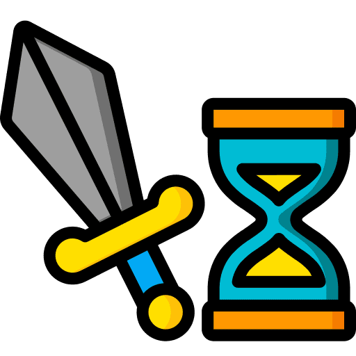 Sword pointer arrow time icon