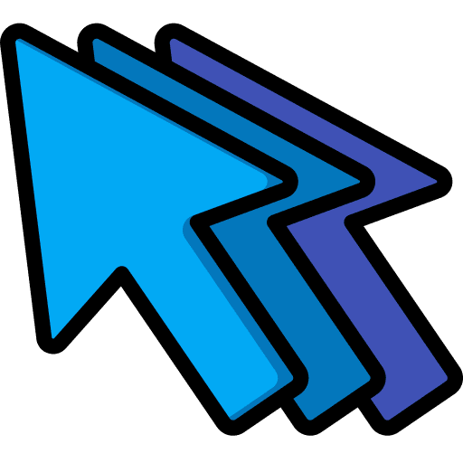 Arrow clicker ui click icon