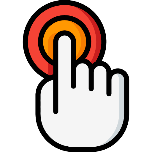 Click click finger choose icon