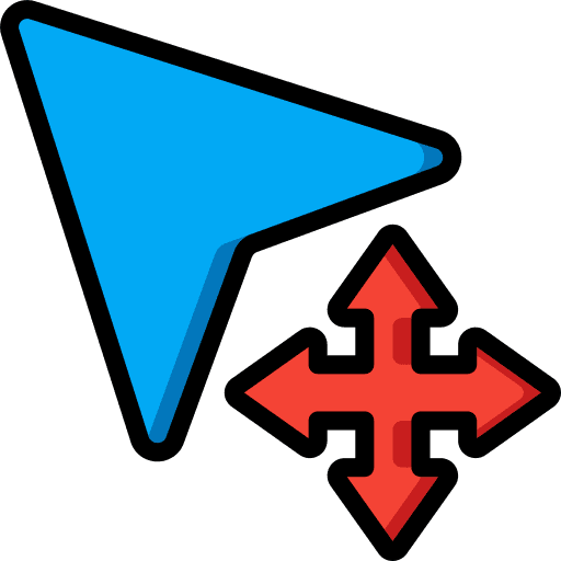 Cursor drag directions cursor icon
