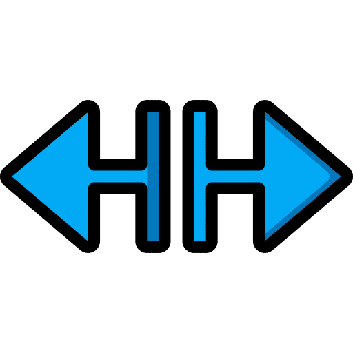 Resize size directions arrows icon