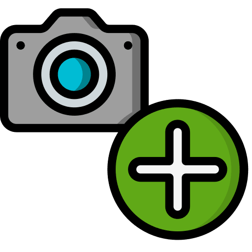 Camera plus cursor ui icon
