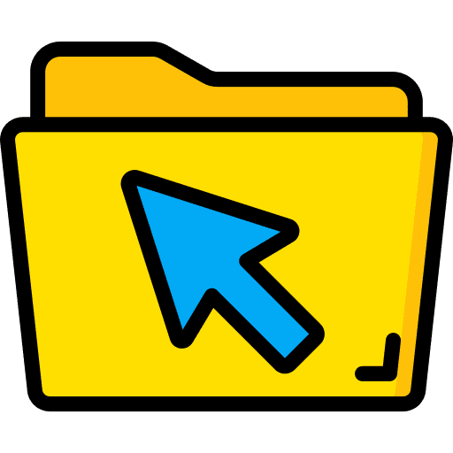 Folder mouse folder files and folders icon