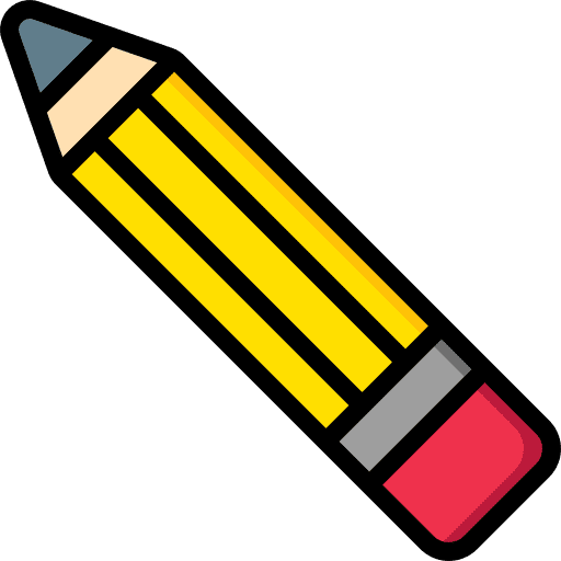 Pencil writing edit tools pencil icon