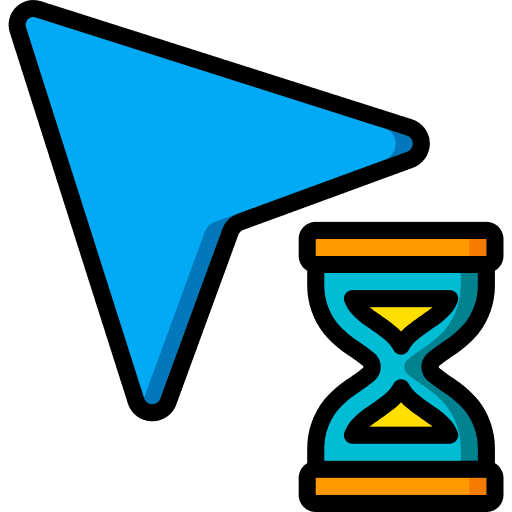 Waiting loading wait cursor icon