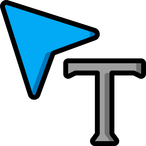 Cursor type pointer select icon
