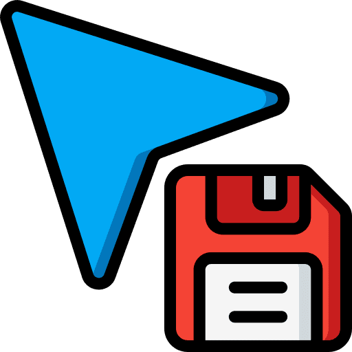Cursor ui pointer save icon