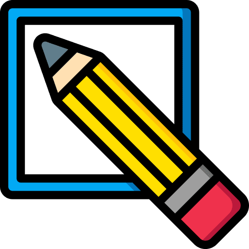 Pencil design artboard edit tools icon
