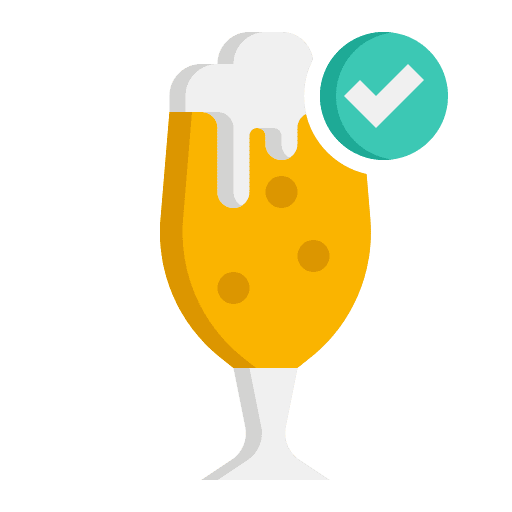 Goblet beer mug alcohol icon