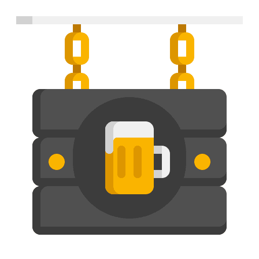 Pub signal pub bar icon