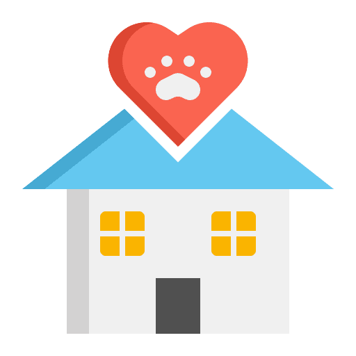 Pet friendly animals allowed food and restaurant signaling icon