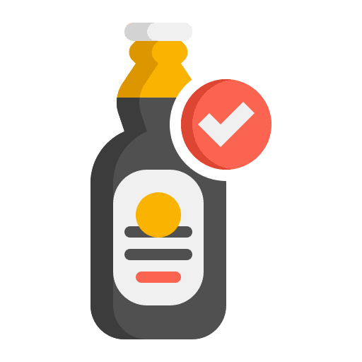 Stout pub bar food icon