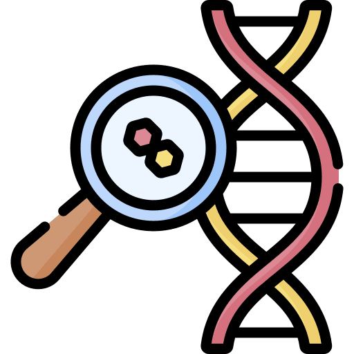 Dna biology healthcare and medical dna icon