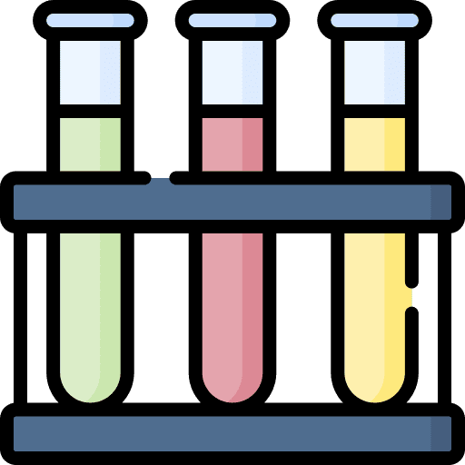 Test tubes healthcare and medical test tube science icon