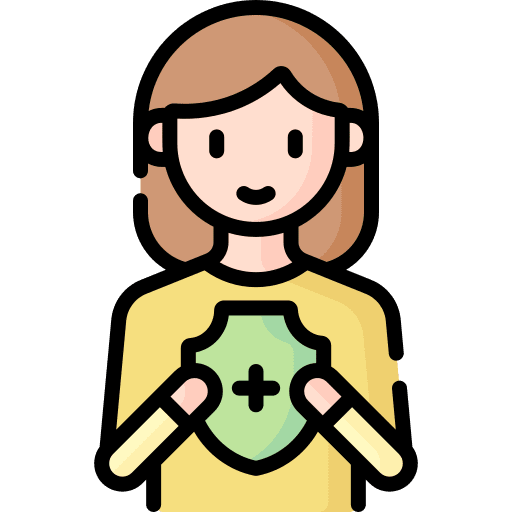 Immunity healthcare and medical people immunity icon