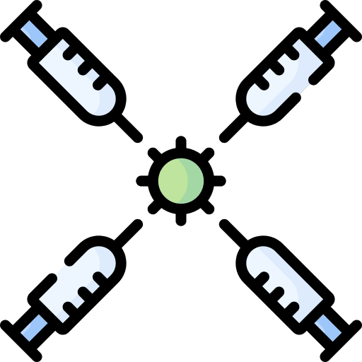 Vaccination vaccination drug pandemic icon