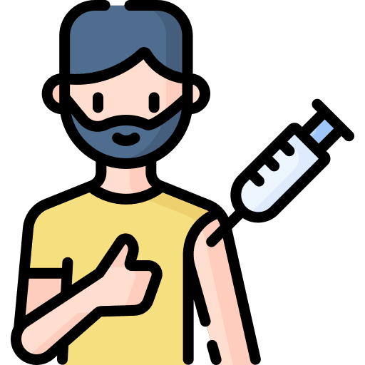Vaccination healthcare vaccine vaccination icon