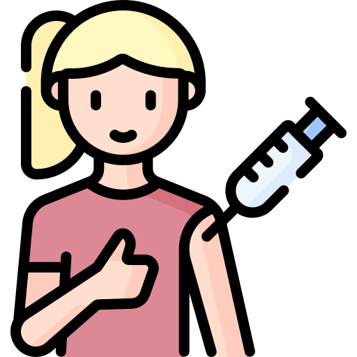 Vaccination vaccination vaccine blonde icon
