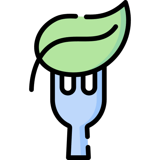 Vegan fork vegan food icon Vegan fork vegan food icon