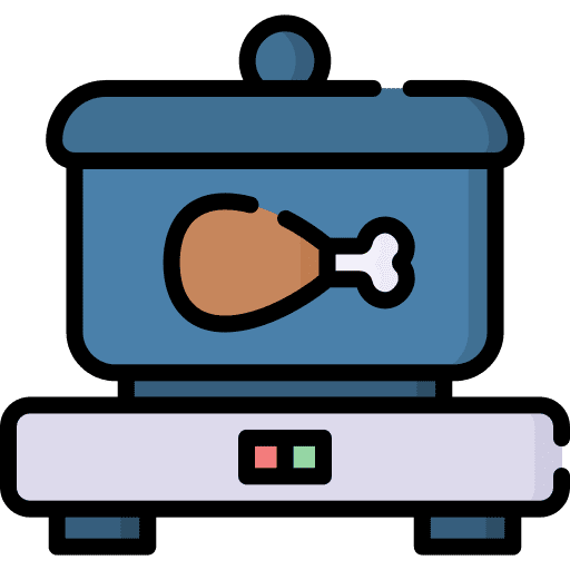 Chicken chicken casserole pan icon Chicken chicken casserole pan icon