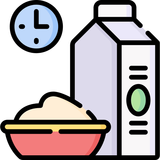 Meal brick time clock icon Meal brick time clock icon
