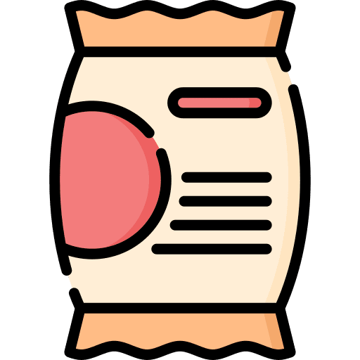 Snack snacks chips food and restaurant icon Snack snacks chips food and restaurant icon