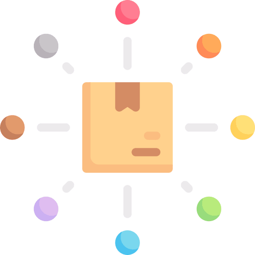 Box delivery box logistics delivery service icon