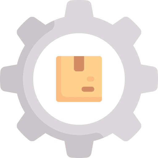 Gear gear delivery shipping and delivery icon Gear gear delivery shipping and delivery icon