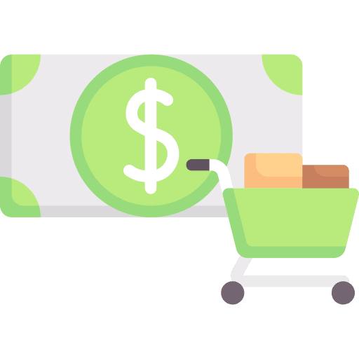 Purchase business and finance trade commerce and shopping icon Purchase business and finance trade commerce and shopping icon