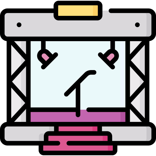 Stage microphone entertainment concert icon