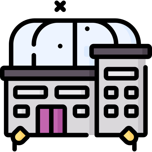Event hall pitch dome concert icon
