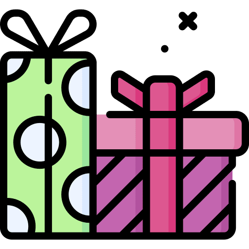 Gift box gift ribbon surprise icon