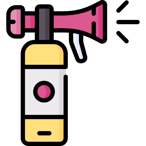 Air horn party sports horn icon