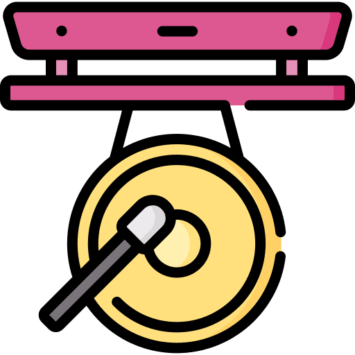 Gong music instrument gong music icon