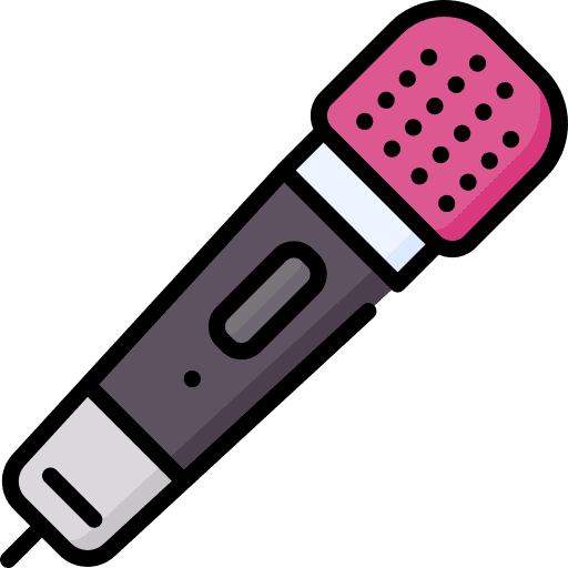 Microphone recording voice audio icon