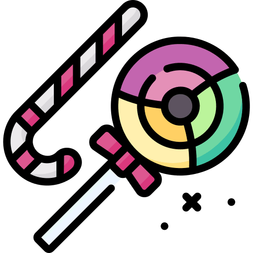 Candy dessert fair lollipop icon