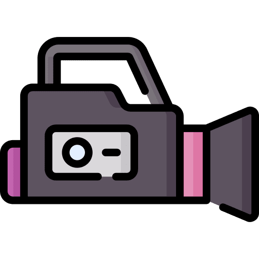 Video camera electronics video camera movie camera icon