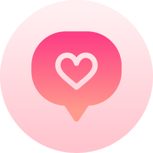 Favourite podcast communications speech bubble icon