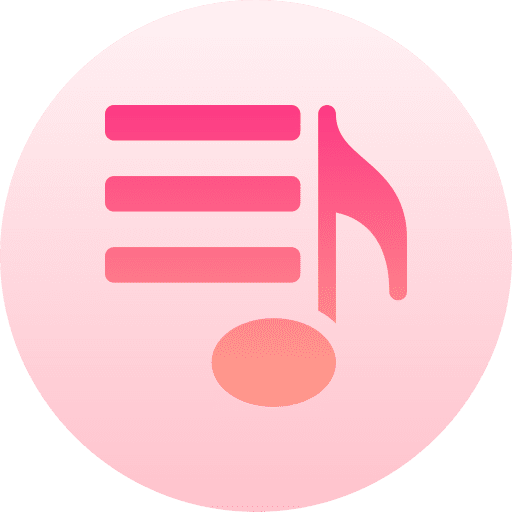 Playlist music and multimedia music music application icon