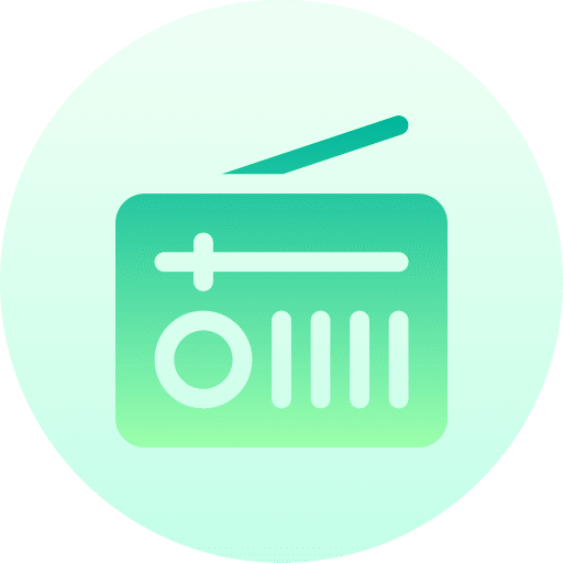 Radio radios news transistor icon Radio radios news transistor icon