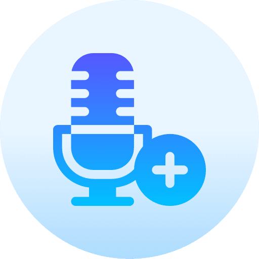 Follow microphone shape ui icon Follow microphone shape ui icon