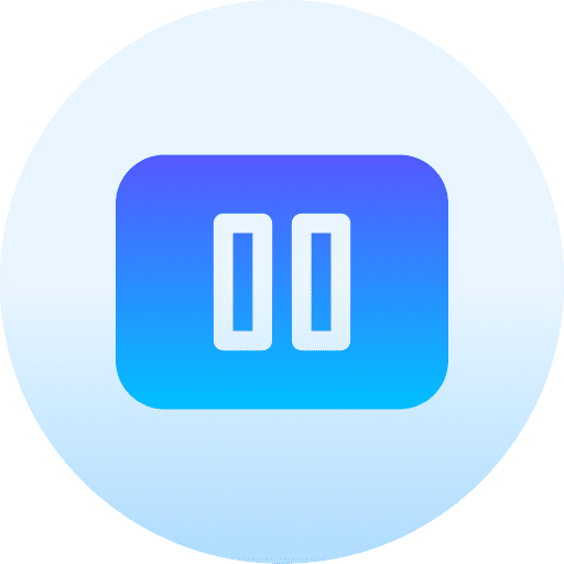 Pause circle pause button icon Pause circle pause button icon