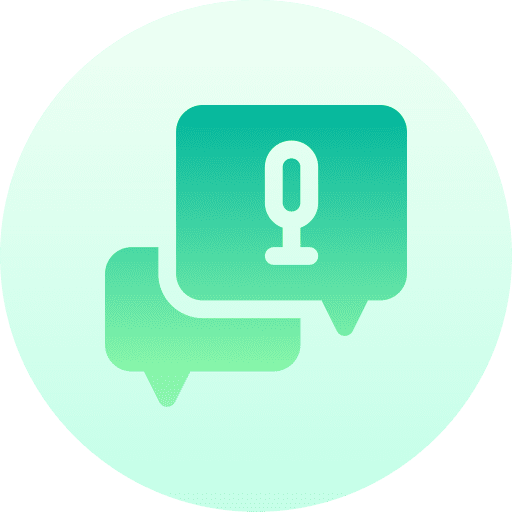 Discussion speech bubble podcast discussion icon Discussion speech bubble podcast discussion icon