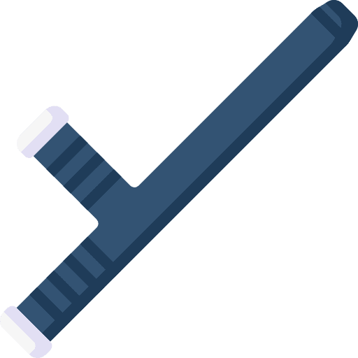 Baton stick hit baton icon