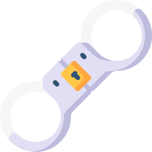 Handcuffs shackle handcuffs prision icon Handcuffs shackle handcuffs prision icon