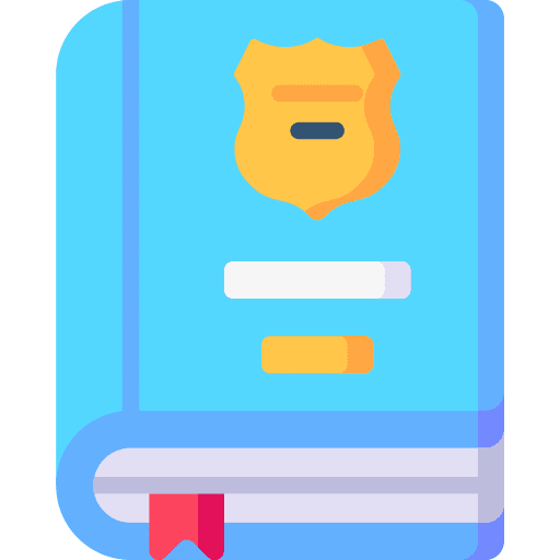 Law book education file contract icon