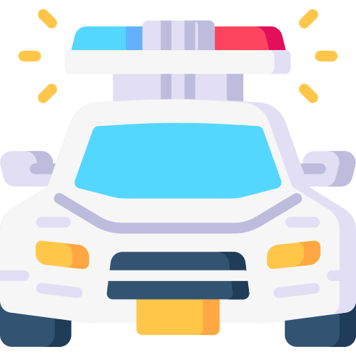 Police car car police police car icon Police car car police police car icon