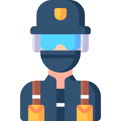 Swat professions and jobs police security icon Swat professions and jobs police security icon